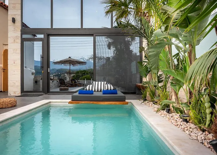 빌라 Armenus, Private Pool, Garden, Bbq 하니아