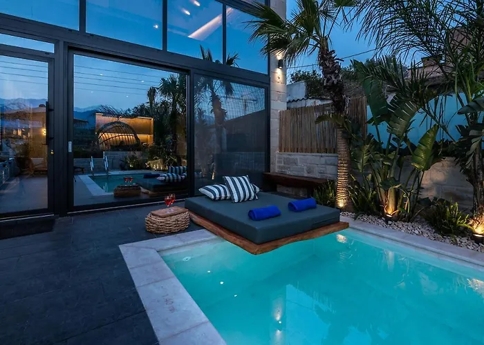 Armenus, Private Pool, Garden, Bbq ハニア