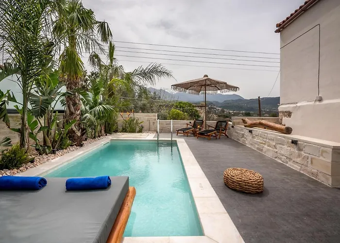 Armenus, Private Pool, Garden, Bbq *